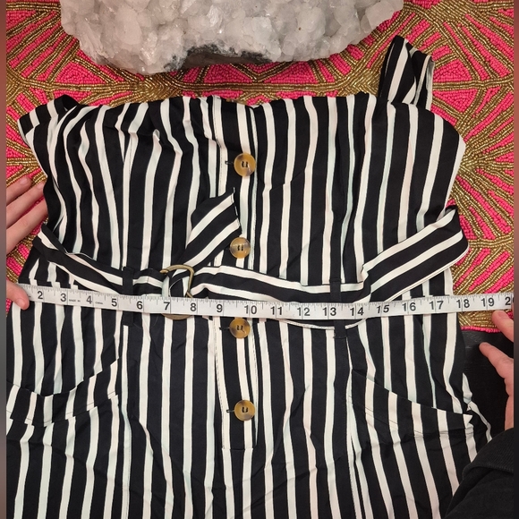 Free People City Girl striped jumpsuit - Picture 5 of 8